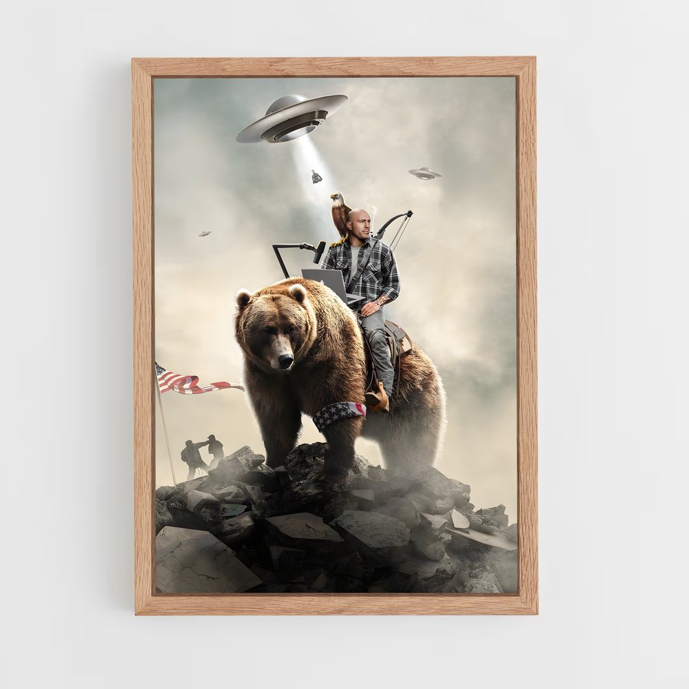 Poster Bear Rider – affiche MMA (vue 4)